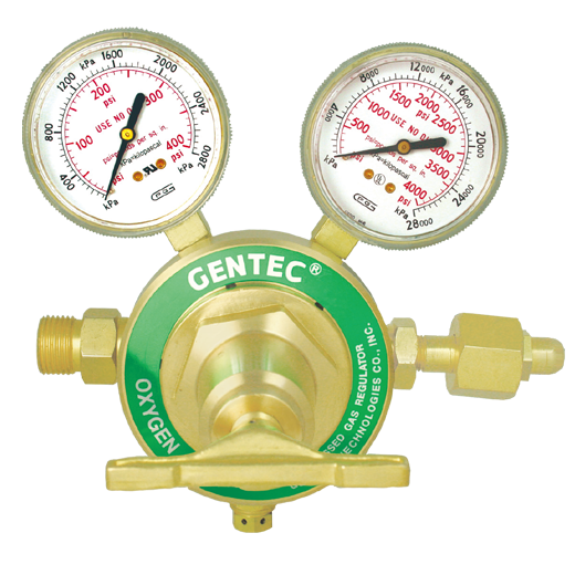 GENTEC 155 Single Stage Regulator, Extra Heavy Duty